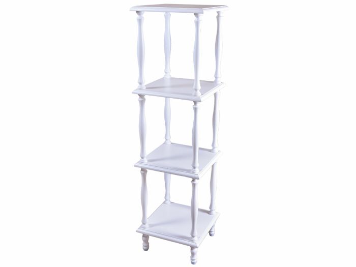 Bookcase P 8 004813, color white, materials beech, mdf