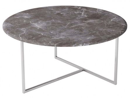 Coffee table Maggiore 006355, color grey, lmdf materials, metal