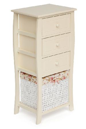 Bedside table Tetchair ARC 10642 butter white (ivory)