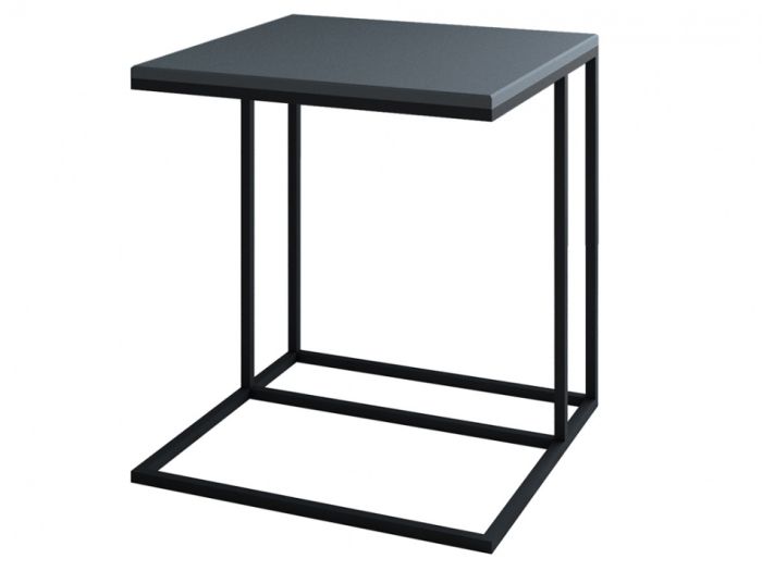 Aigrette attached table 002239, color black, mdf materials