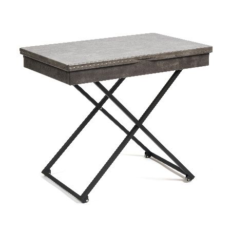 Tetchair MERIDIAN 14415 Transformer table Grey concrete, base black