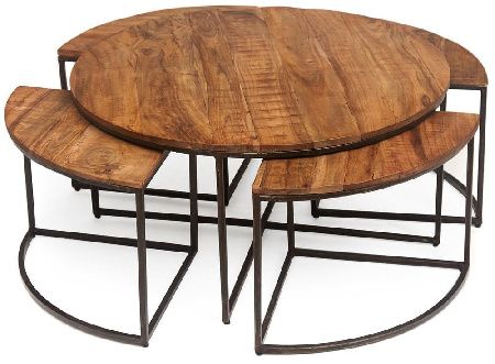 Tetchair Coffee Table 12972 Hela Natural Vintage/Antique copper