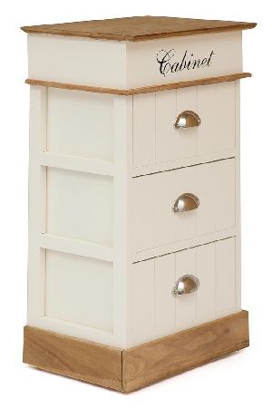 Bedside table Tetchair 10644 butter white/brown (ivory/brown)