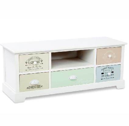 Chest of drawers 15-028, white wood, table top. white