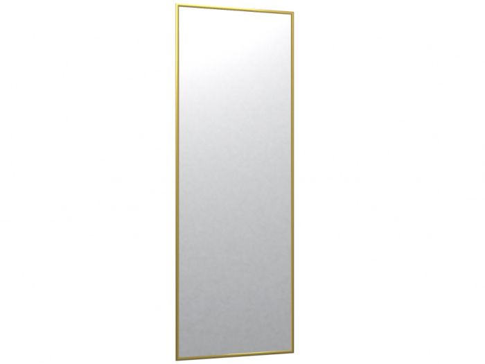 Wall mirror Seletta-5 004880, gloss gold color, mirror materials, pvc