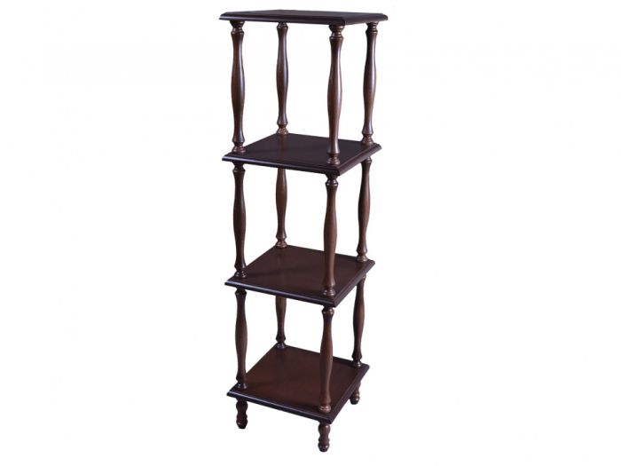 Bookcase P 8 002089, medium brown color, materials beech, mdf