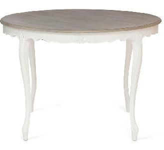 Kitchen Table Tetchair Augustine 11009 Natural Mindy/butter white