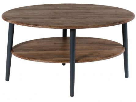 Coffee table Ale 005366, walnut color, lmdf materials, wood