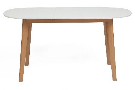 Kitchen Table Tetchair BOSCO 11257 White+Natural (Beech)