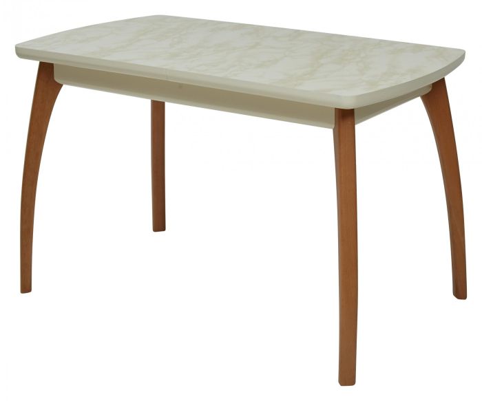 M-city VIZYON 60933 table, beige wood, cream mdf