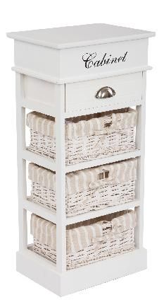 Chest of drawers HX12-213, white wood