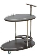 Buffet table 000586, wenge color, lmdf materials, metal