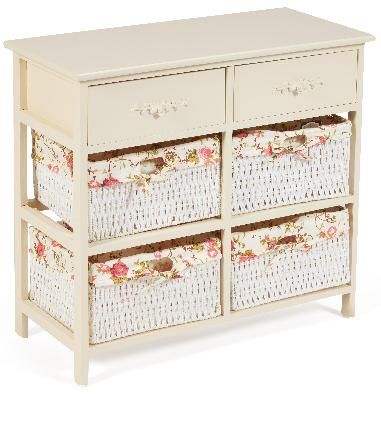 Tetchair 9739 butter white chest of drawers (ivory)