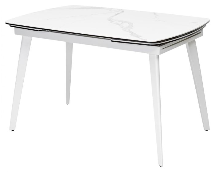 M-city ELIOT 60039 table, white metal, porcelain stoneware, white marble