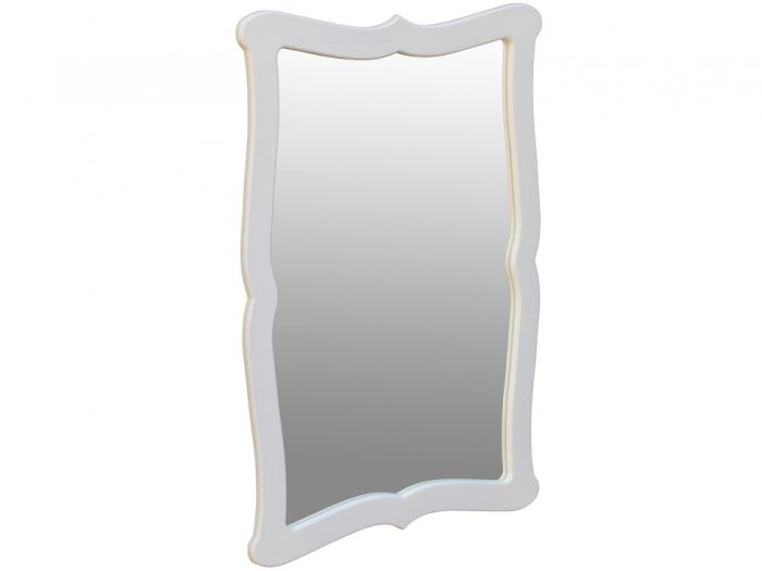 Mounted mirror Berger 002472, color white ash, materials mirror, mdf