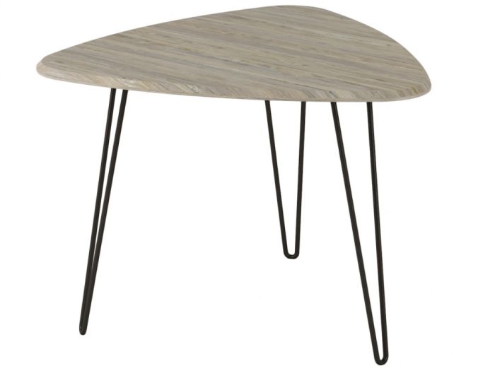 Coffee table Spring 006691, natural scania color, mdf materials, metal