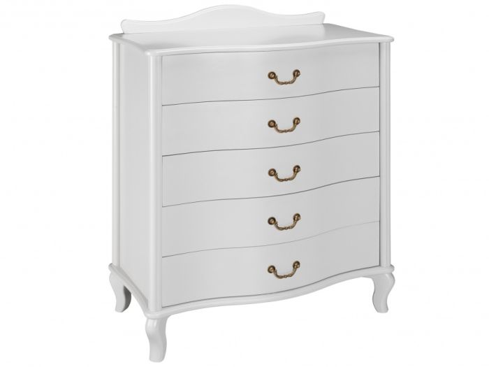 Juliet 005770 chest of drawers, milk oak color, mdf materials, veneer, lmdf