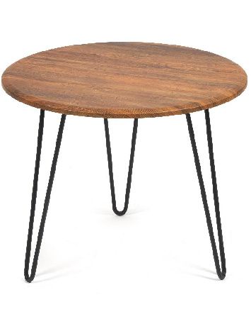 Coffee table Tetchair HURON 14417 American oak (black legs)