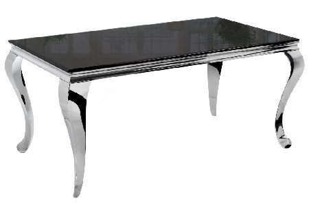 Woodville table 11641 Sondal 160 cm black