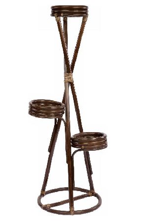 Flower stand 15/26 B, rattan brown