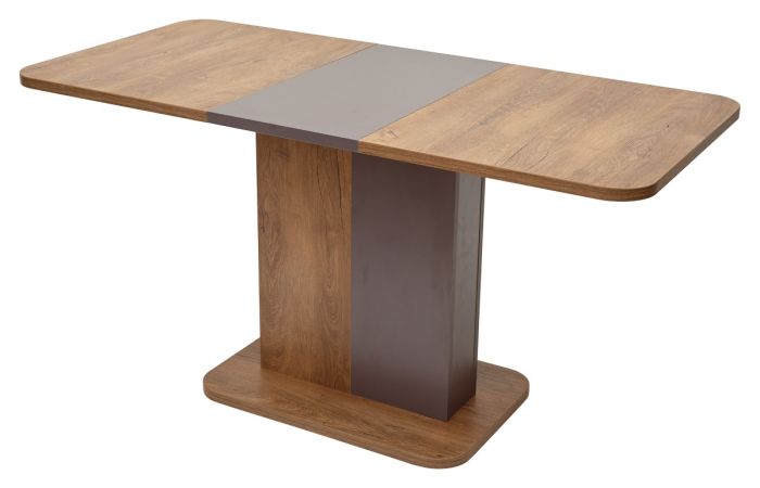 Table M-city NEXT 60918, chipboard oak, mdf oak kansas/ folfram