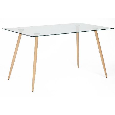 Tetchair SOPHIA 12098 beech table/transparent