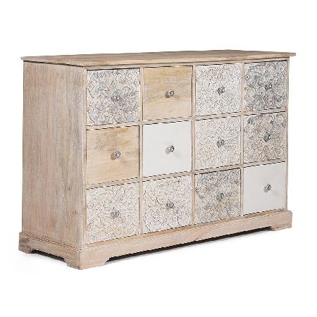 Tetchair Caraibo chest of drawers 12412 natural/white wash