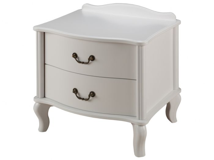 Bedside table Juliet 005825, milk oak color, mdf materials, veneer, lmdf