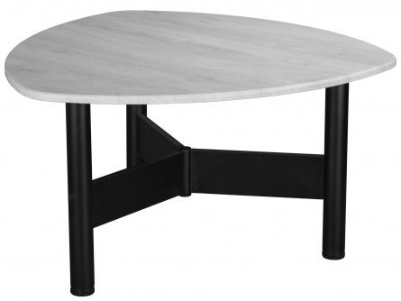 Coffee table South 006052, black/smoky oak, chipboard, MDF, metal materials