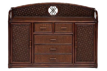 Tetchair Andrea 8412 Pecan Washed Chest of Drawers (Antique the nut)