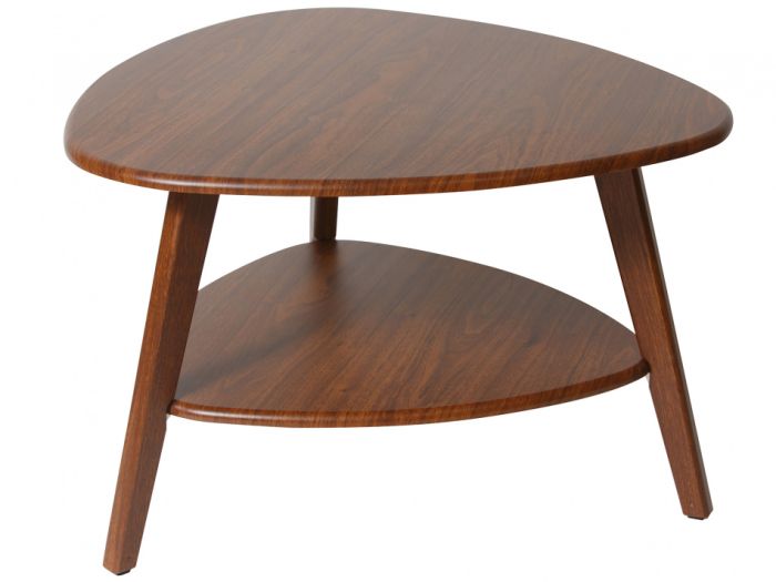 Brooklyn coffee table 000576, walnut color, lmdf materials