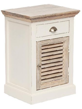 Tetchair Riviera bedside table 12379 Antique white, white wash