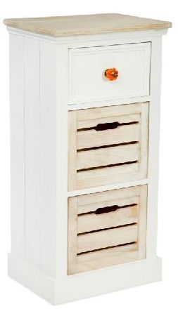 Chest of drawers HX19-199, white wood