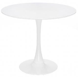 Woodville table 11698 Tulip 90 white