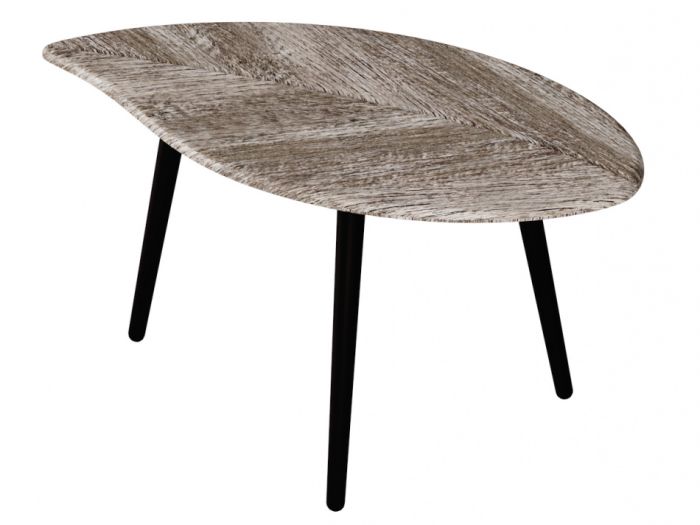 Berli coffee table 006341, grey color, lmdf materials, wood