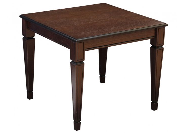 Vasco 002110 coffee table, dark brown/patina color, materials beech, mdf, oak veneer