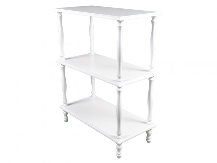 Bookcase P 9 005675, color white, materials beech, mdf