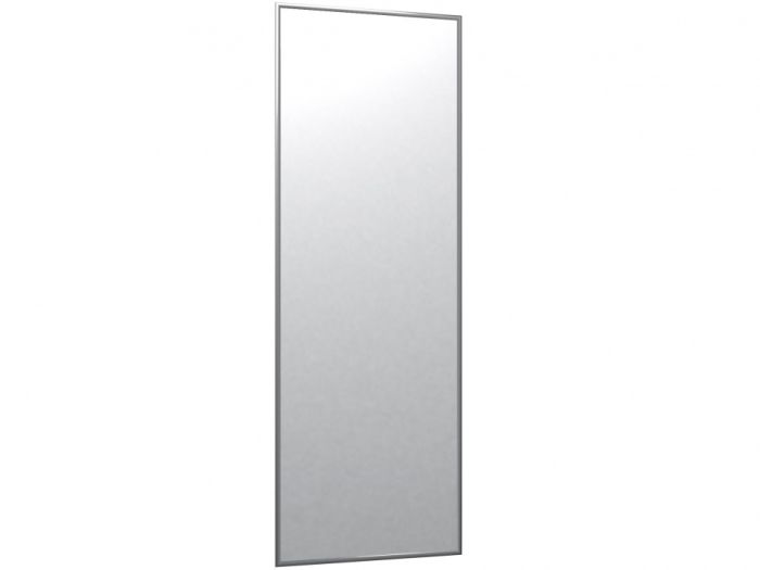 Wall mirror Seletta-5 004881, gloss silver color, mirror materials, pvc