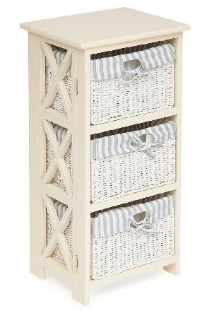 Bedside table Tetchair Croix 3 9854 butter white (ivory)