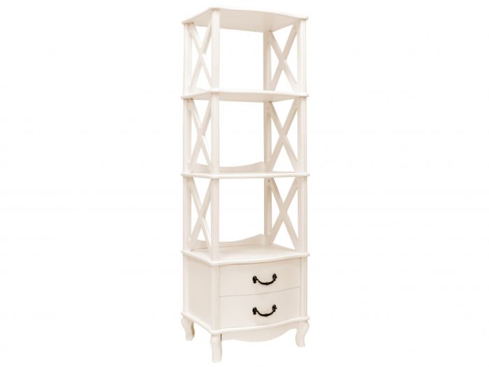 Juliet 005832 bookcase, champagne oak color, mdf materials, veneer, lmdf