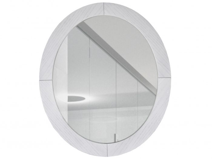 Mounted mirror Berger 004910, color white ash, materials mirror, lmdf