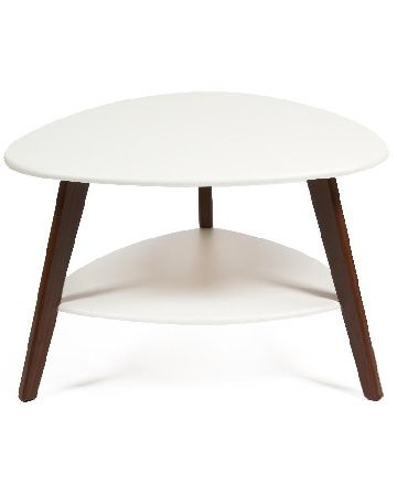 Coffee table Tetchair CAROLL 14403 White (walnut legs)