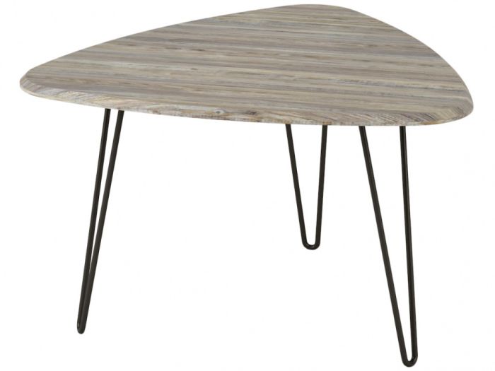 Coffee table Spring 006685, scania dark color, mdf materials, metal