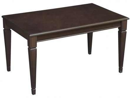 Vasco 002387 coffee table, dark brown/patina color, materials beech, mdf, oak veneer