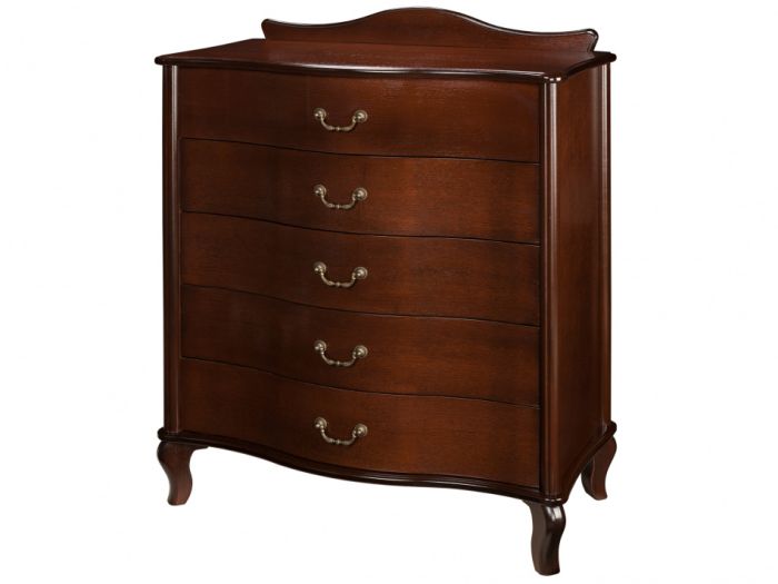 Juliet 005769 chest of drawers, walnut color, mdf materials, veneer, lmdf