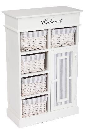 Chest of drawers HX-300z, white wood